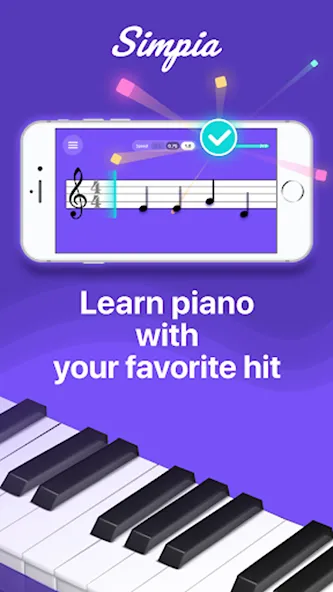 Simpia: Learn piano by songs screenshot 19