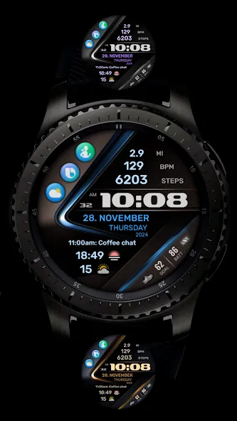 PW105 Universal Watch Face screenshot 4