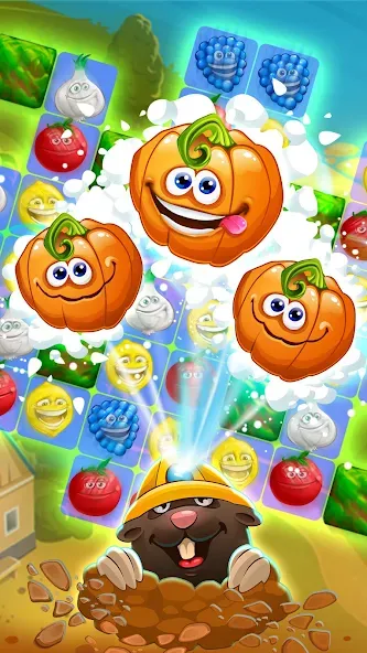 Funny Farm match 3 game screenshot 12
