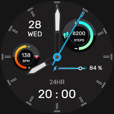 IA105 Hybrid Watchface screenshot 9