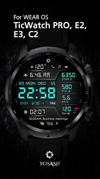 A440 Digital Health Face screenshot 6