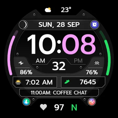 TVV Sport 10 Watch Face screenshot 12