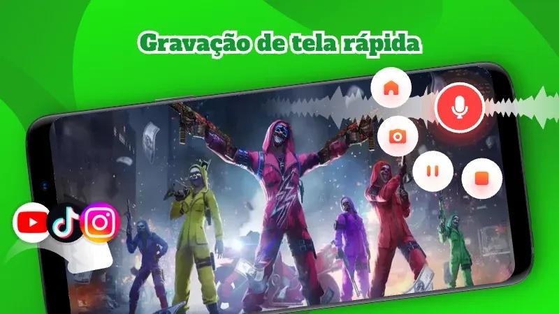 Gravador De Tela - Gravar tela screenshot 1