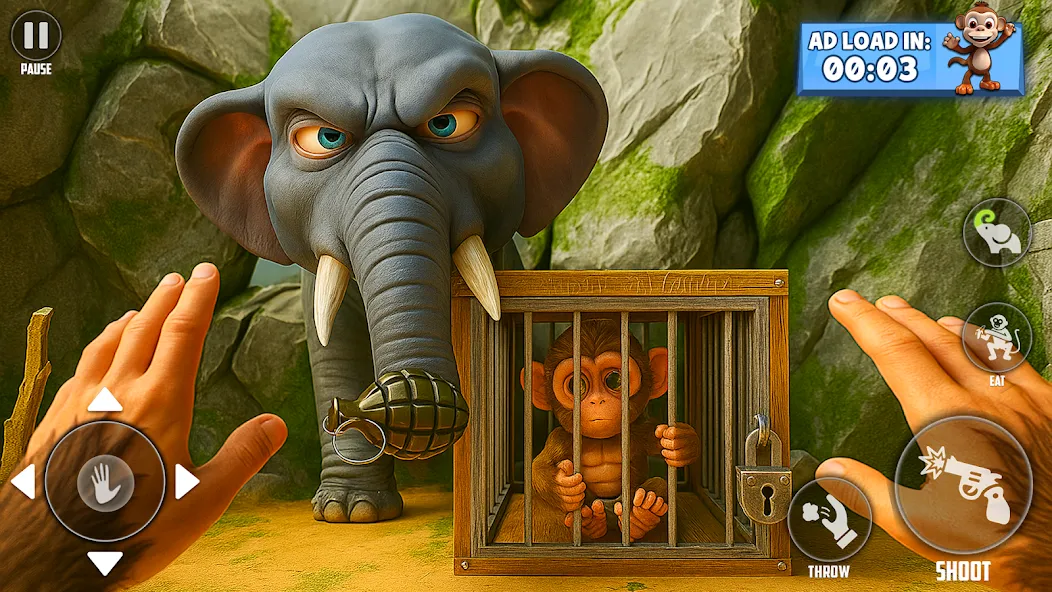 I Am a Monkey Prank Battle screenshot 1