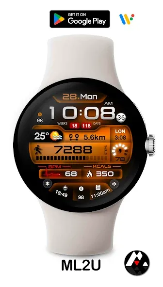 ML2U 247 Watch Face screenshot 12