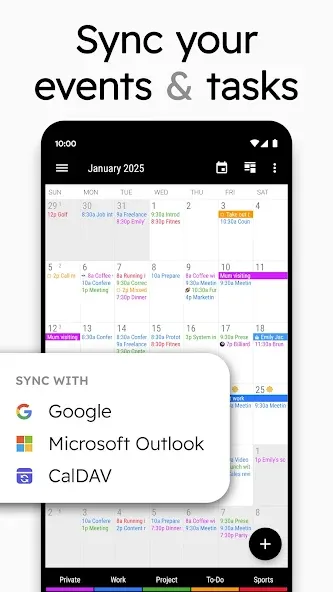 Business Calendar 2 Planner screenshot 1