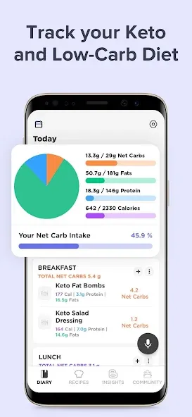 Keto Manager: Low Carb Diet screenshot 2