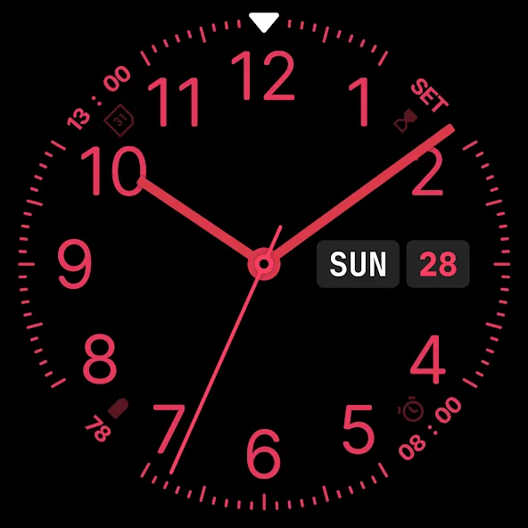 Lagom Modern Analog Watch Face screenshot 35