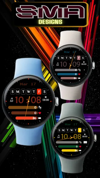 Modern Dashboard Watch Face 03 screenshot 22