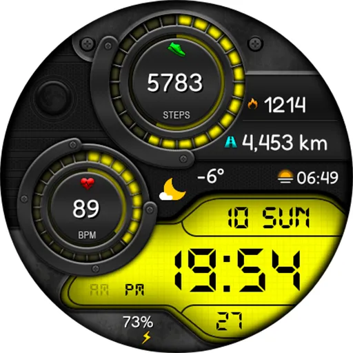 Digital Artumi Watch face screenshot 16