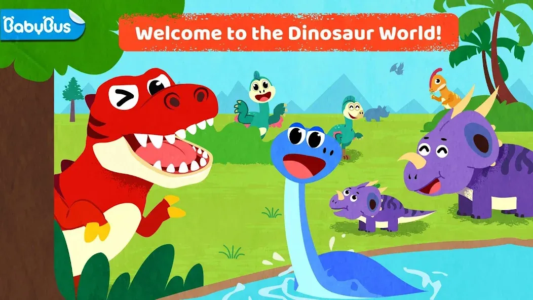 Baby Panda's Dinosaur World screenshot 1