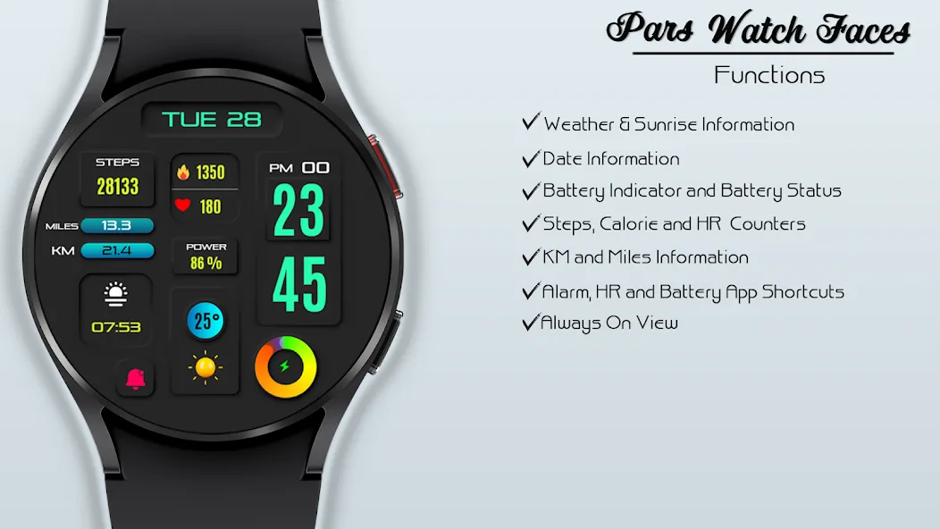 Vega Digital Watch Face screenshot 5