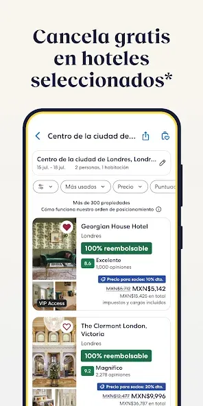 Expedia: viaje, hotel, vuelo screenshot 7