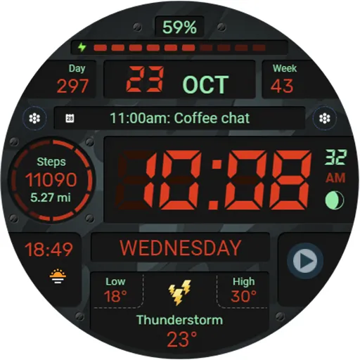 WFP 129 Military watch face screenshot 40