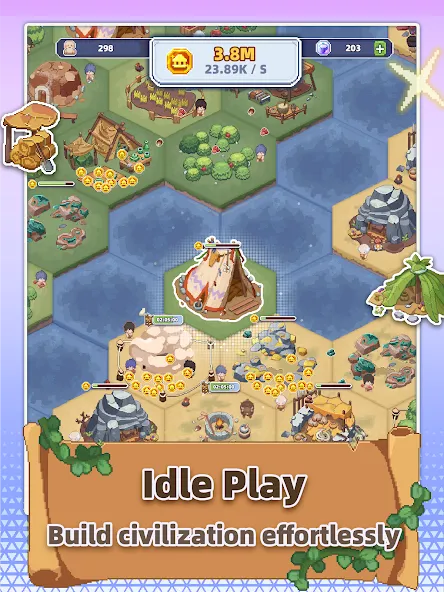 Pixel Civilization: Idle Game screenshot 9