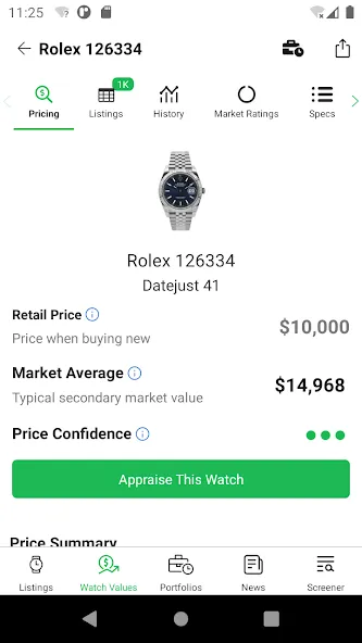 WatchCharts screenshot 3