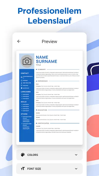 AI Lebenslauf-Ersteller CV PDF screenshot 8