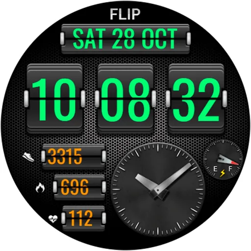 DIGI FLIP URX16 Watch face screenshot 18