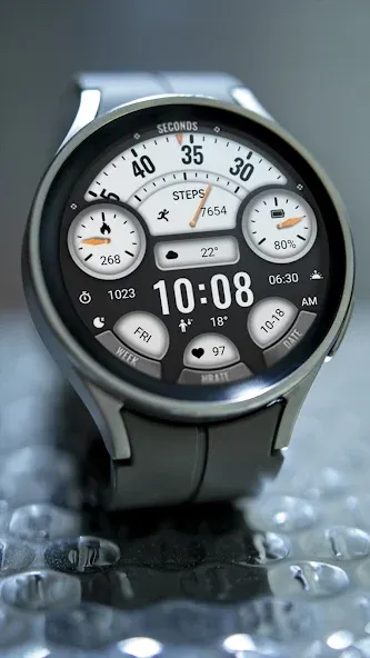 Hollow Black White ZKin Watch screenshot 4