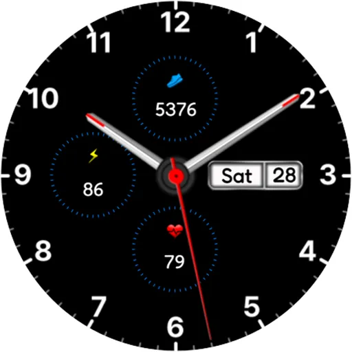 Analog Minimal Watch face screenshot 13