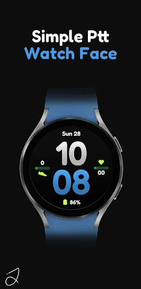 Simple Ptt Watch Face screenshot 3