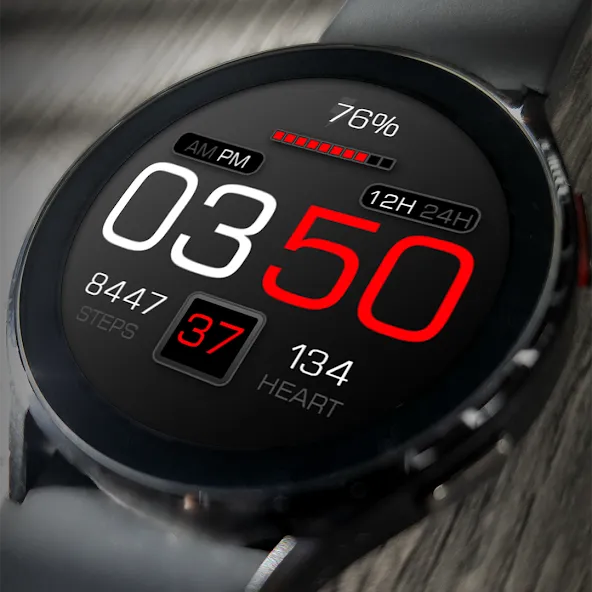 Key079 Digital Watch Face screenshot 1