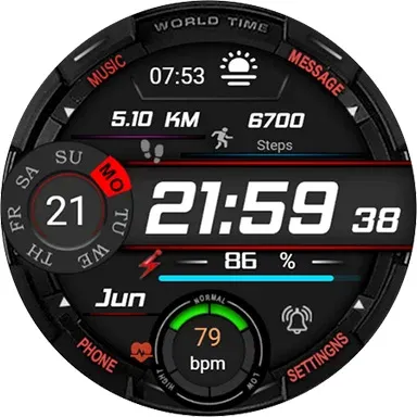FSW274 Digital Watchface screenshot 15