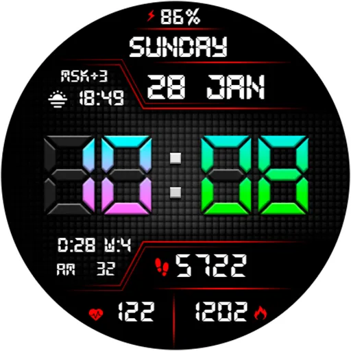 DIGI SARUMI URX74 Watch face screenshot 20