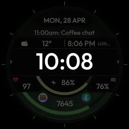 TVV Workout 4 Watch Face screenshot 13