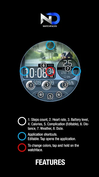 Weather Watchface — NDW067 screenshot 24