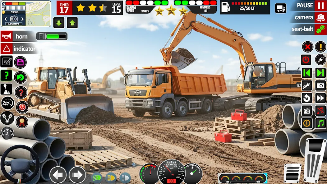 Road Construction 3D JCB Game screenshot 1