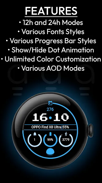 AD OrbiT - Watch Face screenshot 4