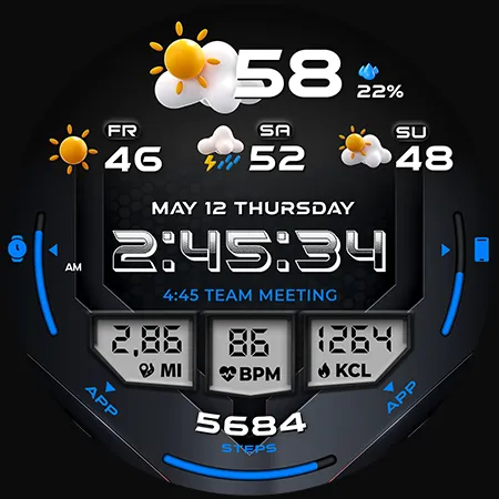PER60 Extreme Watch Face screenshot 47