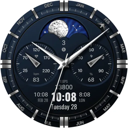 WFP 309 Elegant watch face screenshot 42