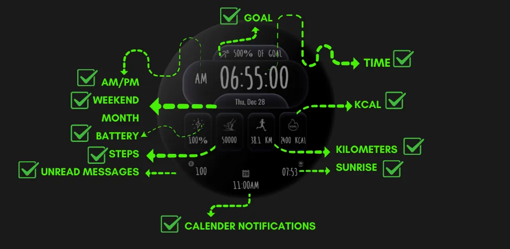 Thunder Animated Watch Face screenshot 2