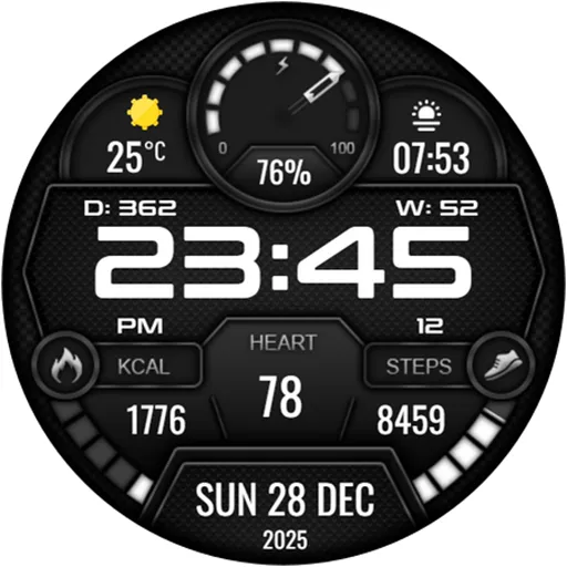 Nexus Digital Watch Face screenshot 18