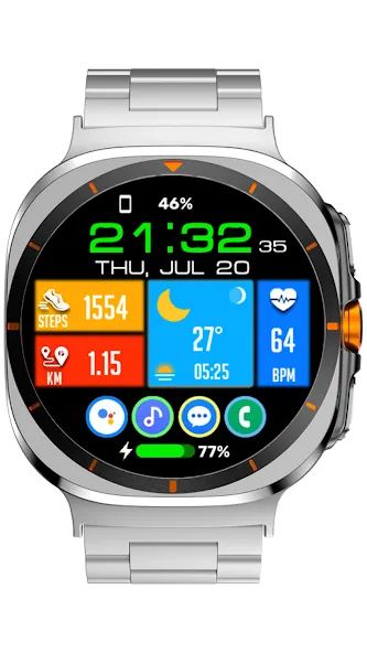 Tiles Window Watch Face NTV556 screenshot 12