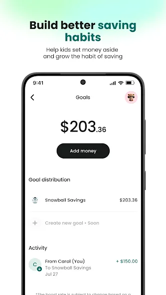 Modak: Kids & Teens Banking screenshot 4