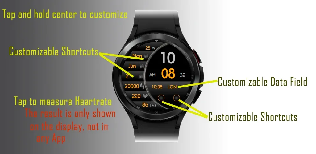 TSD30 Watch Face for Wear OS screenshot 2