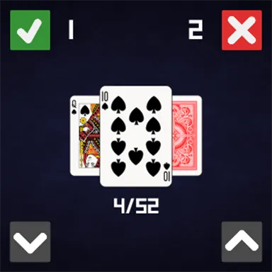 Higher Lower Card Game - Wear screenshot 4