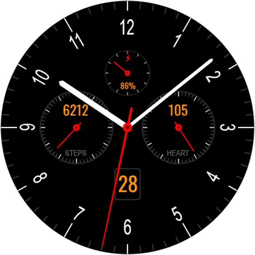 Analog MINUM Watch face screenshot 15