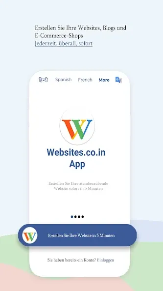 Sofortige Website-Builder-App screenshot 9