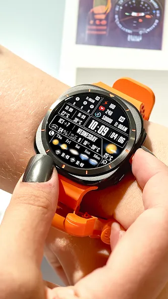 N-SPORT750 DigitalWeather Face screenshot 4