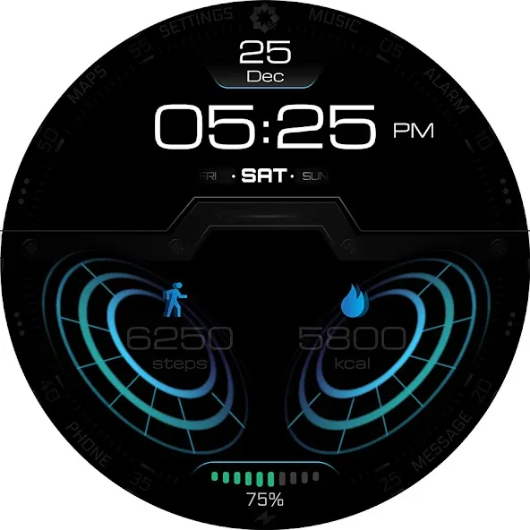 A375 Wear OS Watch Face screenshot 30