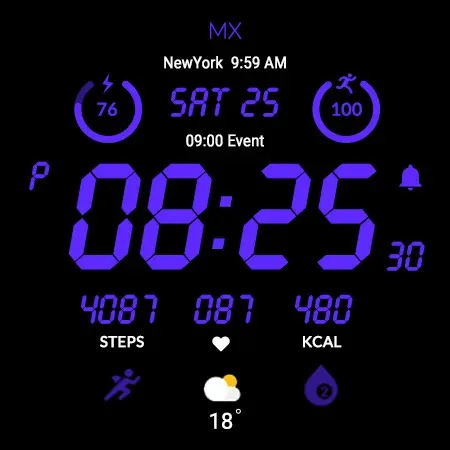 MIMIX Activy Zero Watchface screenshot 27