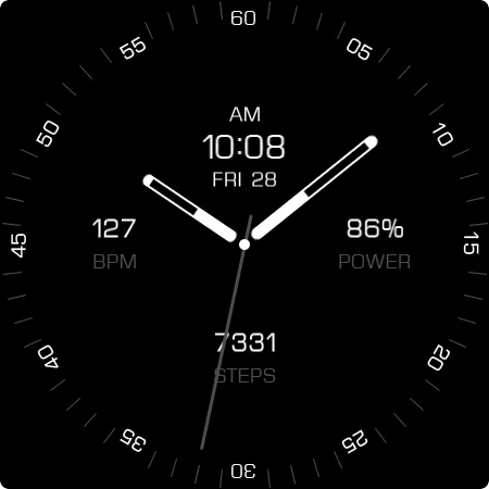 Key107 Analog Watch Face screenshot 25