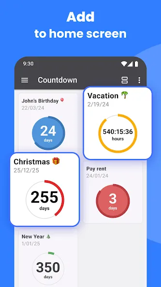 Tageszähler bis Termin screenshot 13