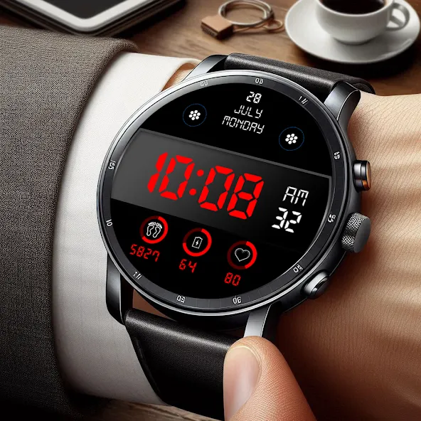 Key WF103 Digital Watch Face screenshot 4