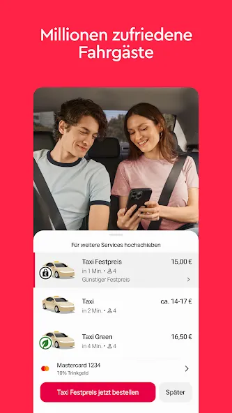 Freenow by Lyft: Taxi & mehr screenshot 3