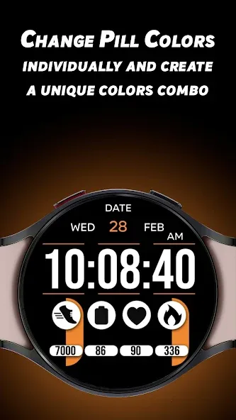 Pill Dial - Watch face screenshot 2